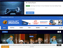 Tablet Screenshot of portaldeangola.com